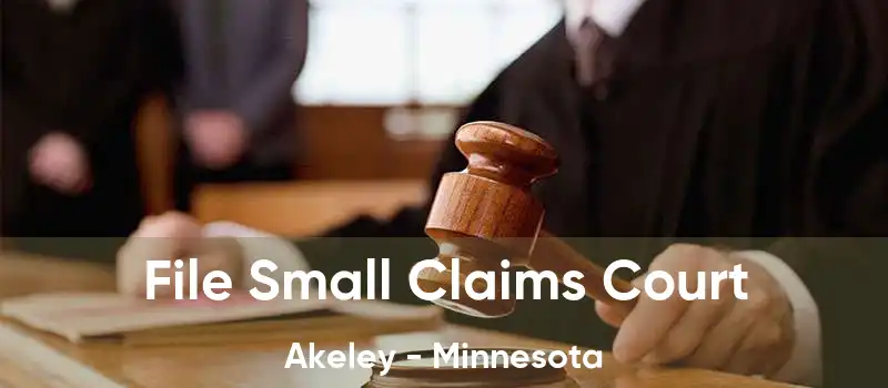 File Small Claims Court Akeley - Minnesota