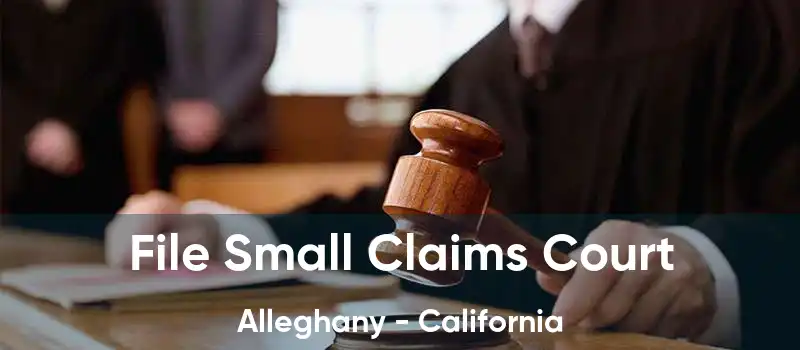 File Small Claims Court Alleghany - California