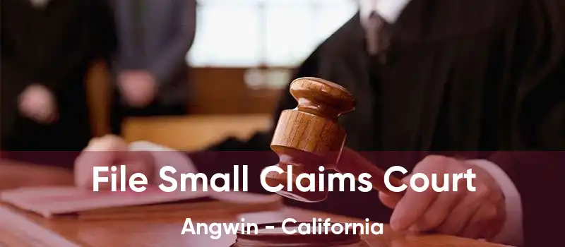 File Small Claims Court Angwin - California