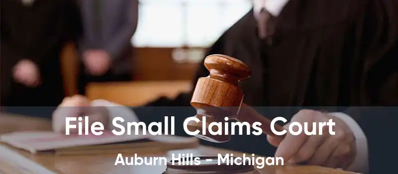 File Small Claims Court Auburn Hills - Michigan