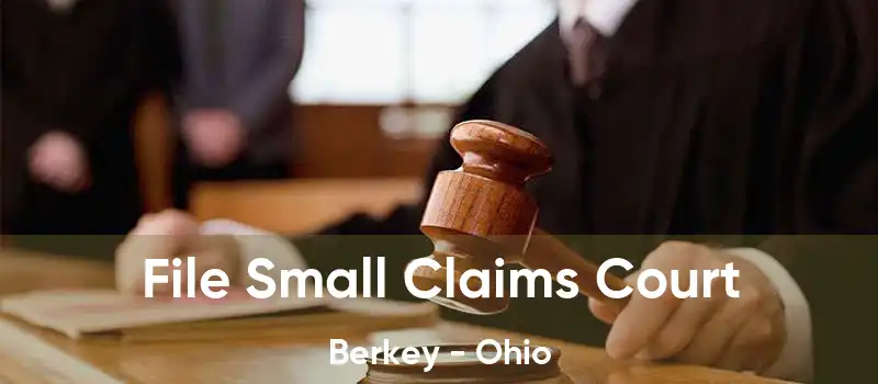 File Small Claims Court Berkey - Ohio