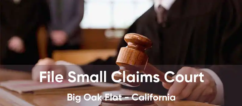 File Small Claims Court Big Oak Flat - California