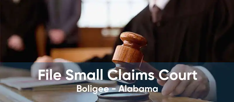 File Small Claims Court Boligee - Alabama