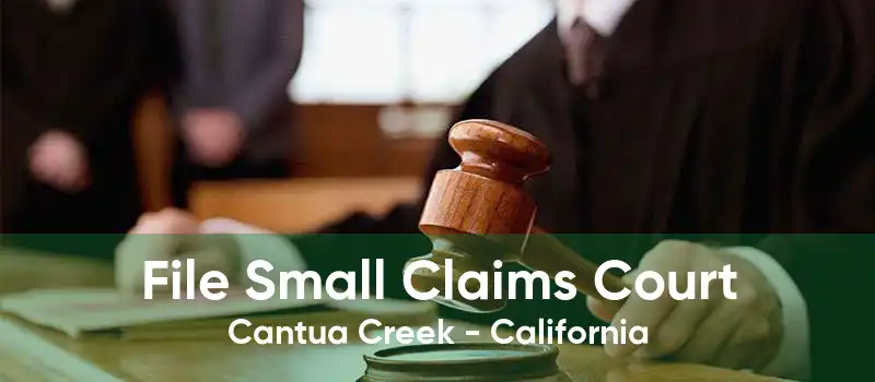 File Small Claims Court Cantua Creek - California