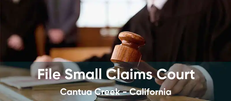 File Small Claims Court Cantua Creek - California