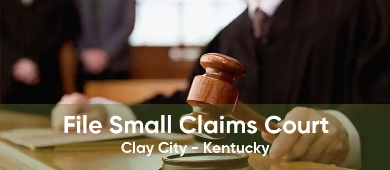 File Small Claims Court Clay City - Kentucky