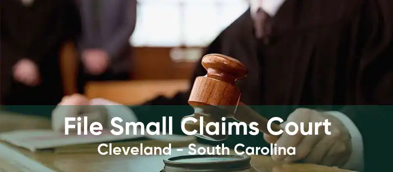 File Small Claims Court Cleveland - South Carolina