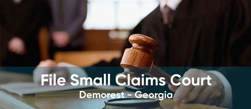File Small Claims Court Demorest - Georgia