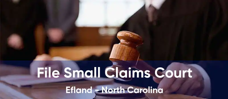 File Small Claims Court Efland - North Carolina