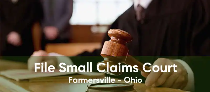 File Small Claims Court Farmersville - Ohio