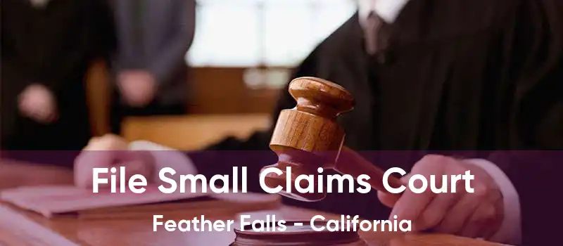 File Small Claims Court Feather Falls - California