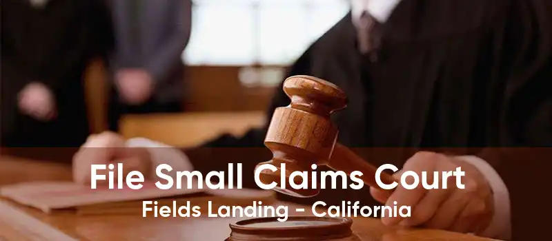 File Small Claims Court Fields Landing - California