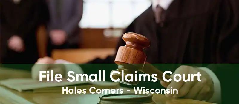 File Small Claims Court Hales Corners - Wisconsin