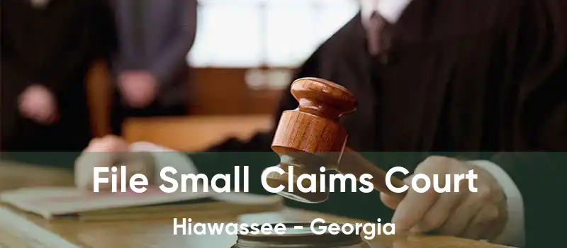 File Small Claims Court Hiawassee - Georgia