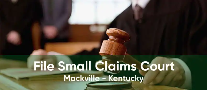 File Small Claims Court Mackville - Kentucky