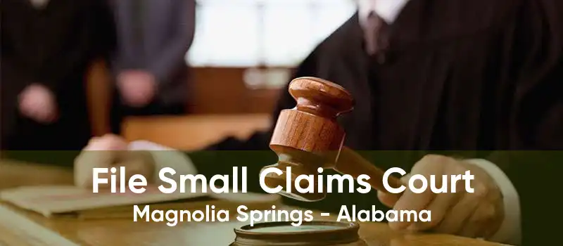 File Small Claims Court Magnolia Springs - Alabama