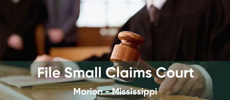 File Small Claims Court Marion - Mississippi