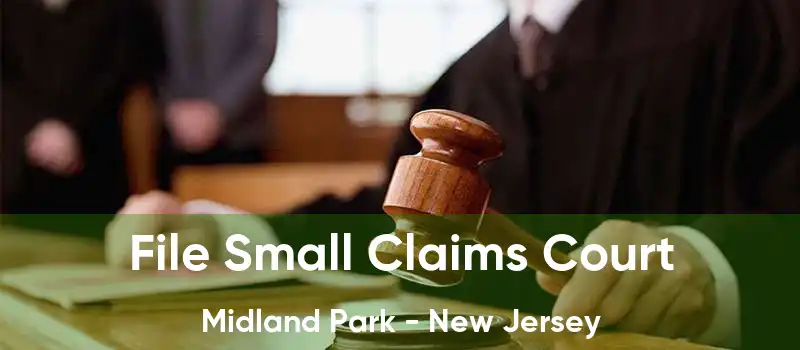 File Small Claims Court Midland Park - New Jersey