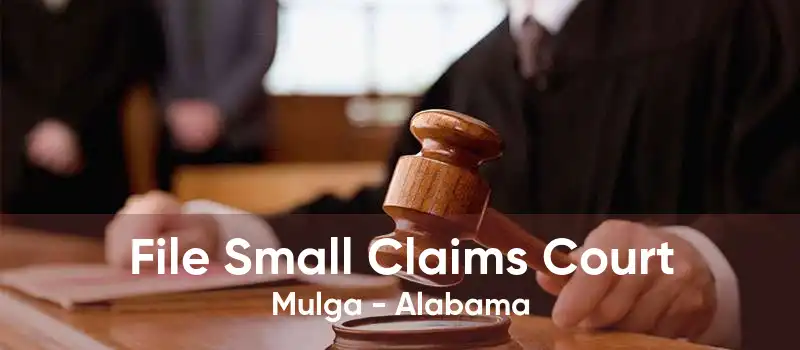 File Small Claims Court Mulga - Alabama