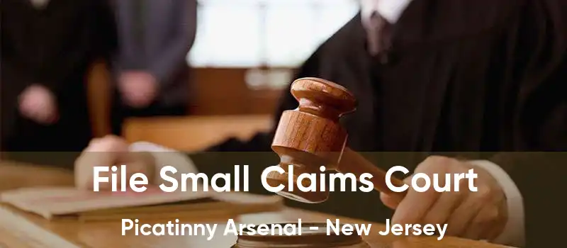 File Small Claims Court Picatinny Arsenal - New Jersey