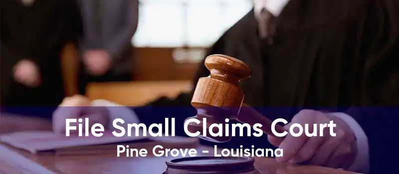 File Small Claims Court Pine Grove - Louisiana