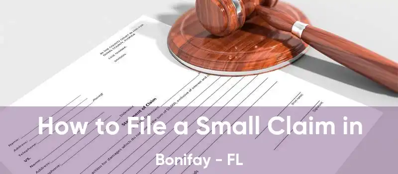 How to File a Small Claim in Bonifay - FL