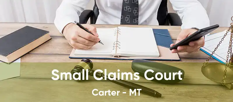  Small Claims Court Carter - MT