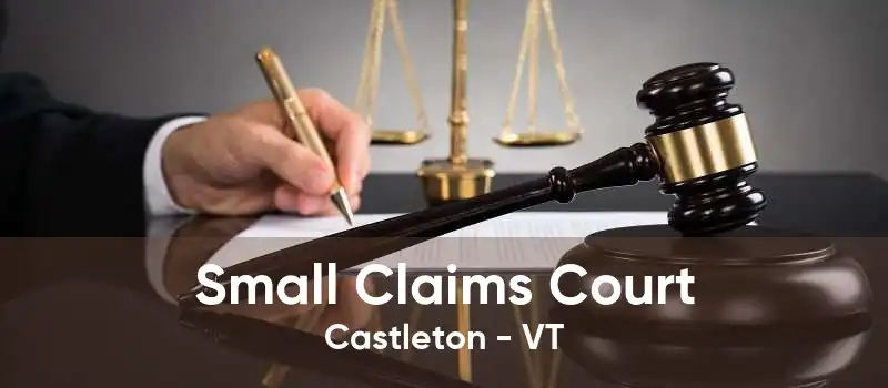 Small Claims Court Castleton - VT