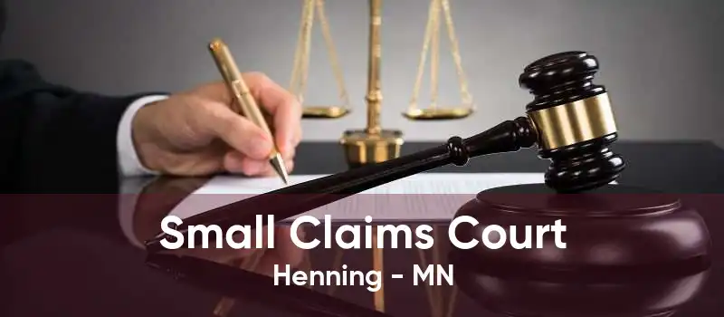 Small Claims Court Henning - MN