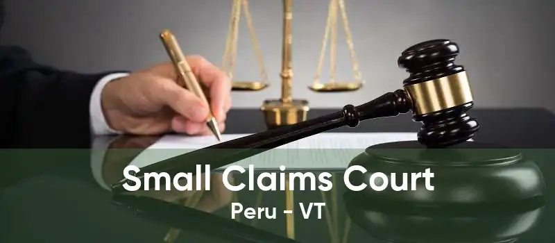 Small Claims Court Peru - VT