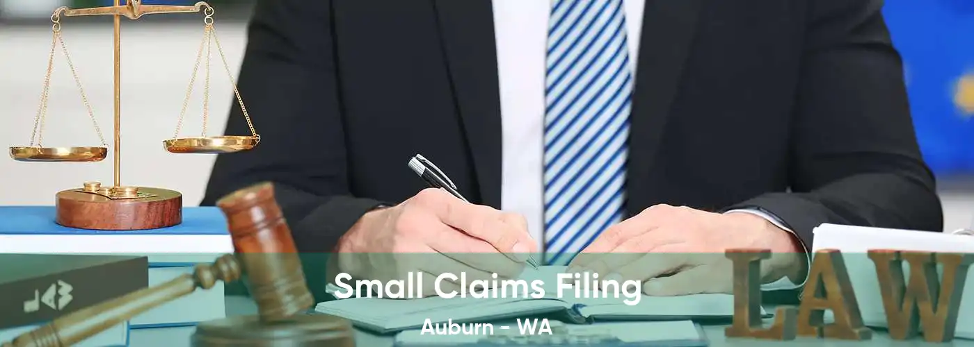  Small Claims Filing Auburn - WA