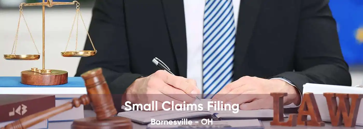 Small Claims Filing Barnesville - OH