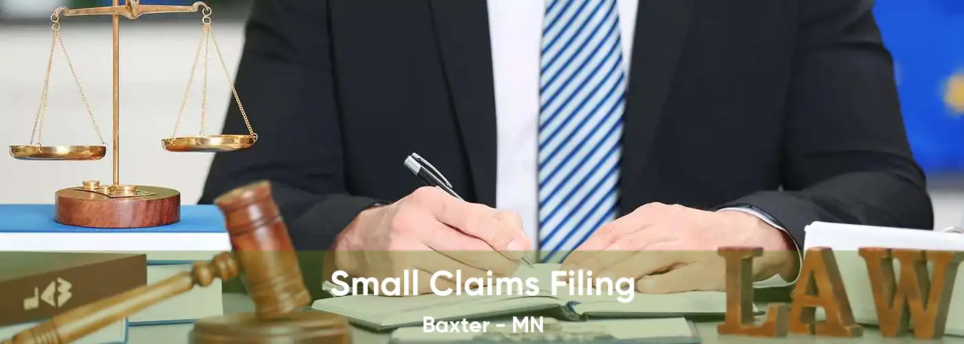 Small Claims Filing Baxter - MN