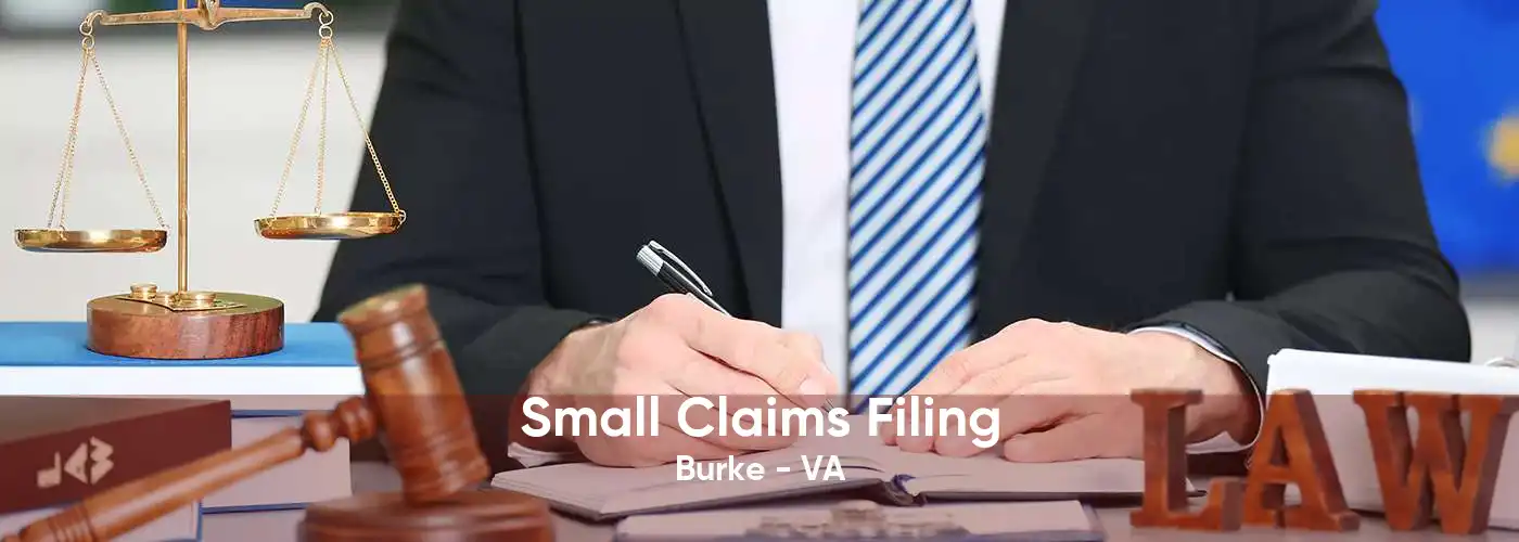 Small Claims Filing Burke - VA