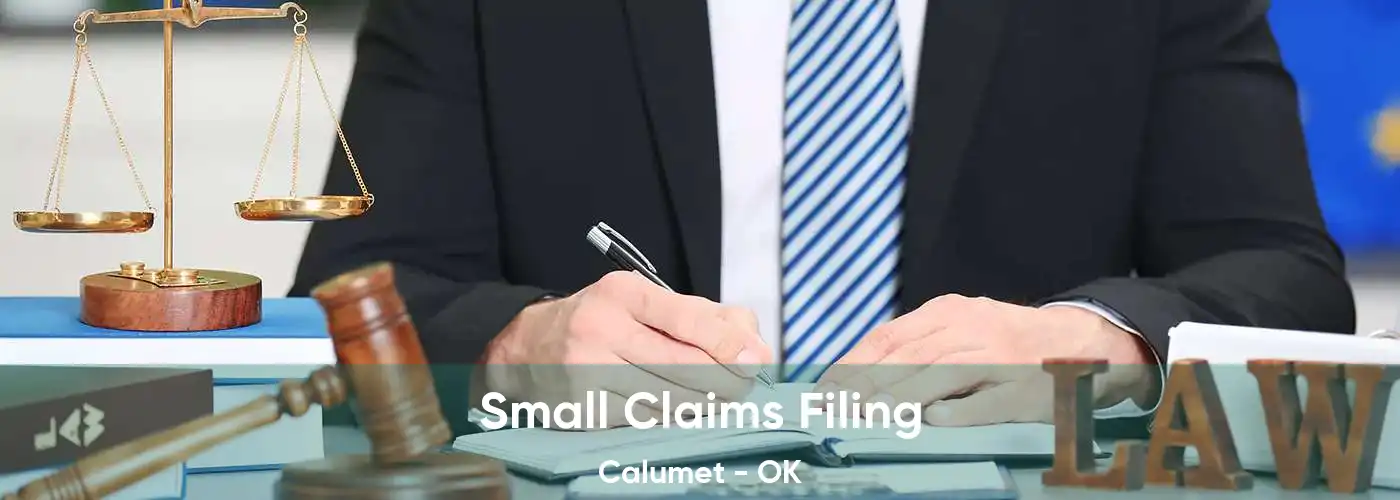 Small Claims Filing Calumet - OK