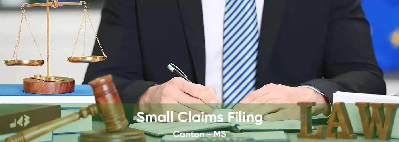 Small Claims Filing Canton - MS