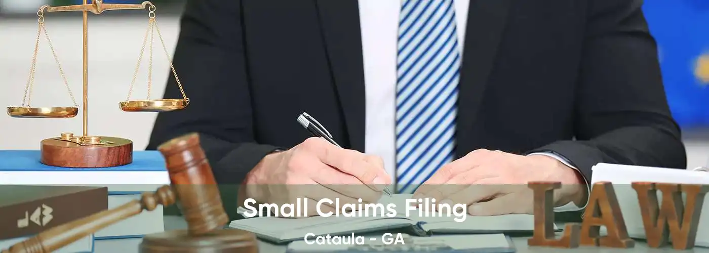 Small Claims Filing Cataula - GA