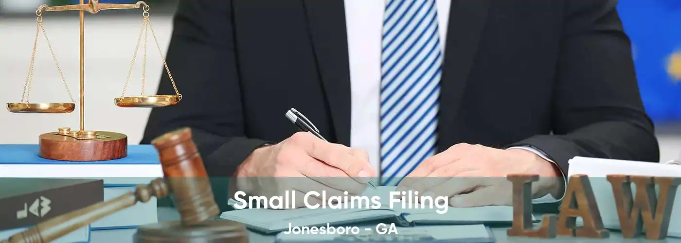 Small Claims Filing Jonesboro - GA